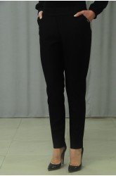 ДАМСКИ ПАНТАЛОН ОТ ТРИКО С ДИСКРЕТНО ЛАМЕ 