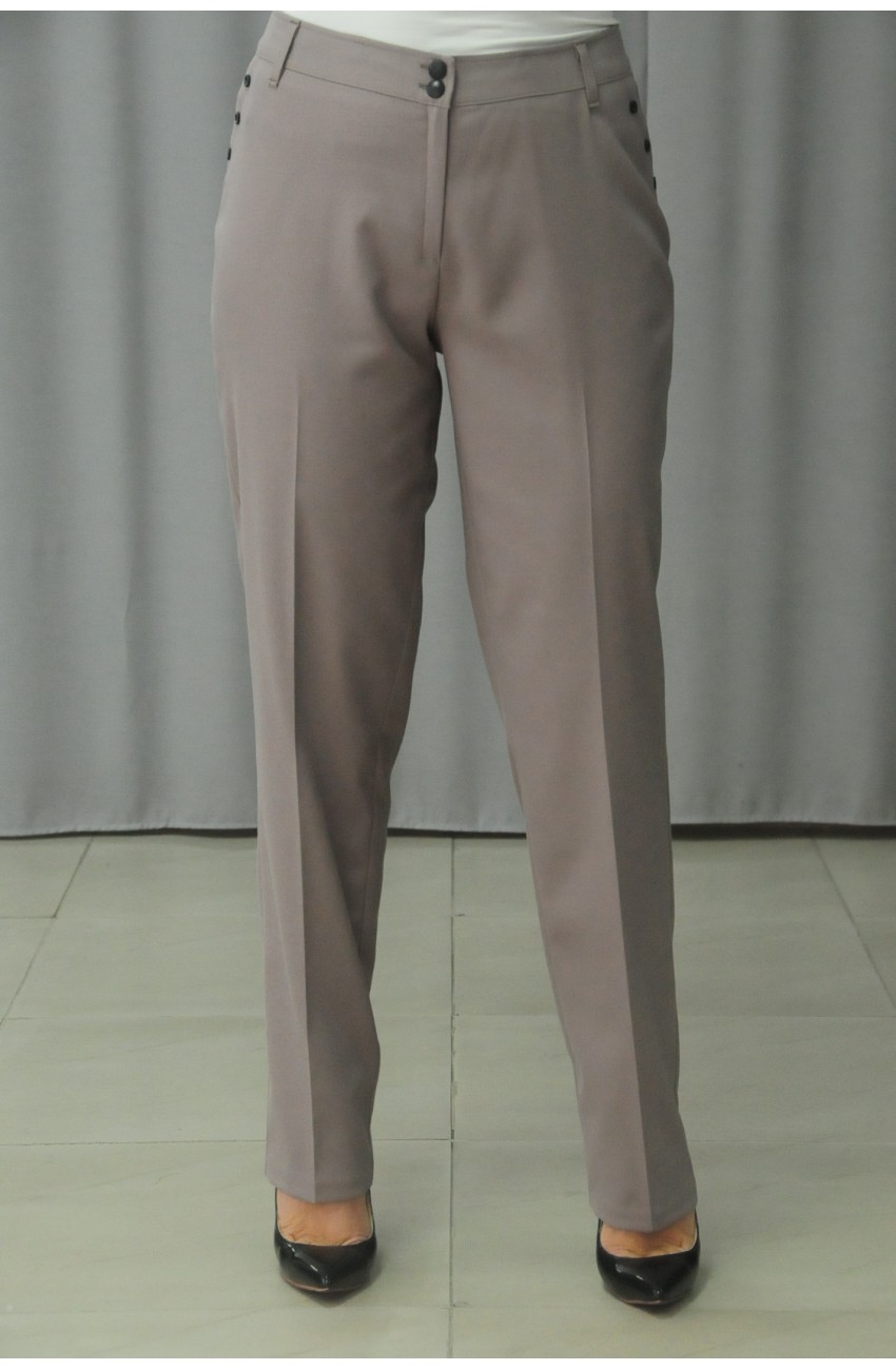 ДАМСКИ ПАНТАЛОН С ТРИ КОПЧЕНЦА НА ДЖОБА