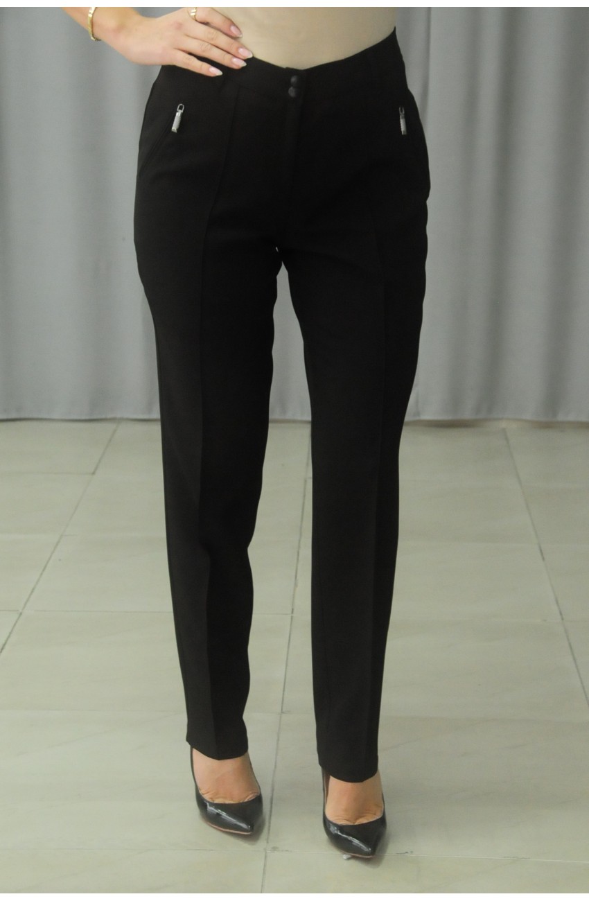 ДАМСКИ ПАНТАЛОН С ФИКСИРАН РЪБ И ДВЕ КОПЧЕТА